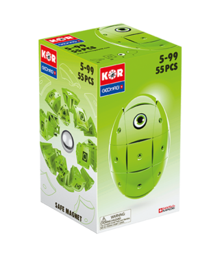 Magnetic KOR construction toys Green Color 55pc