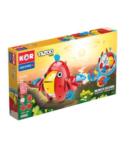 Magnetic KOR Tazoo Toco construction toys 86pc